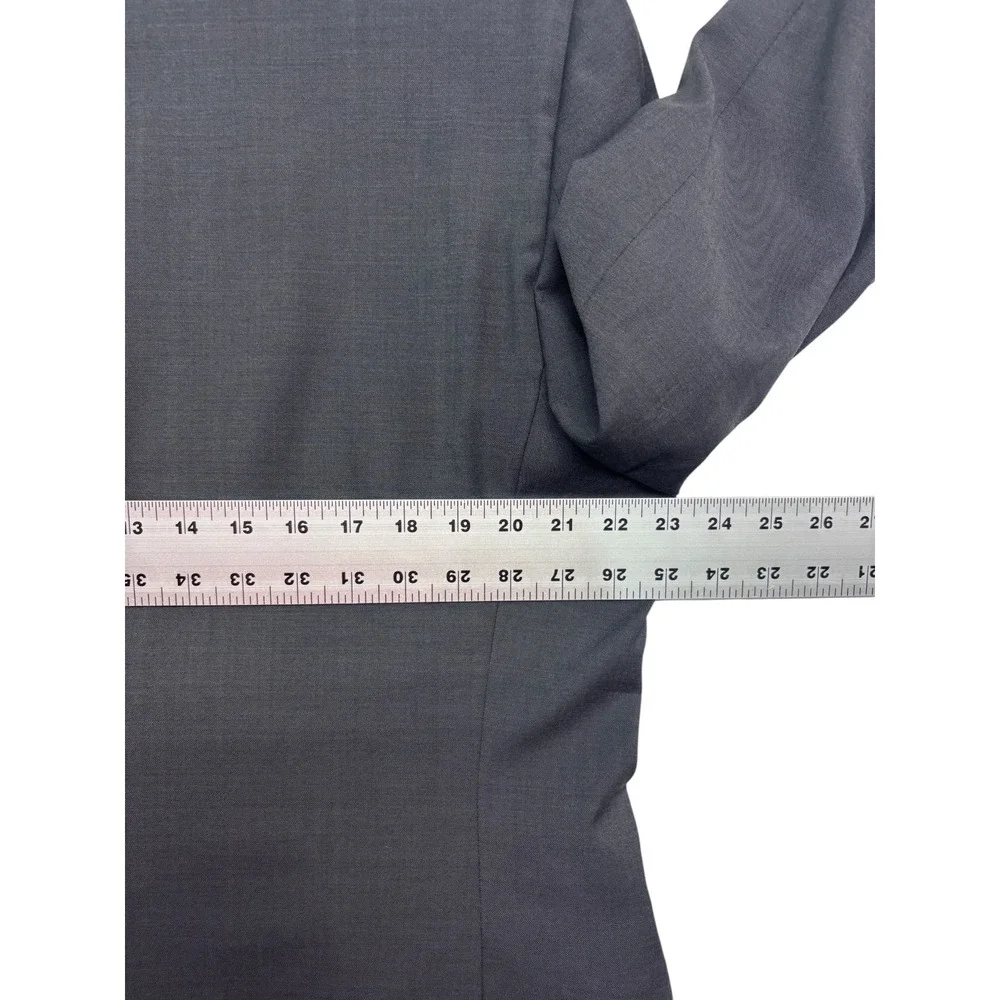 NEW $299 Jos A Bank Traveler 44R Charcoal Blazer Jacket Sport Coat Stretch Wool